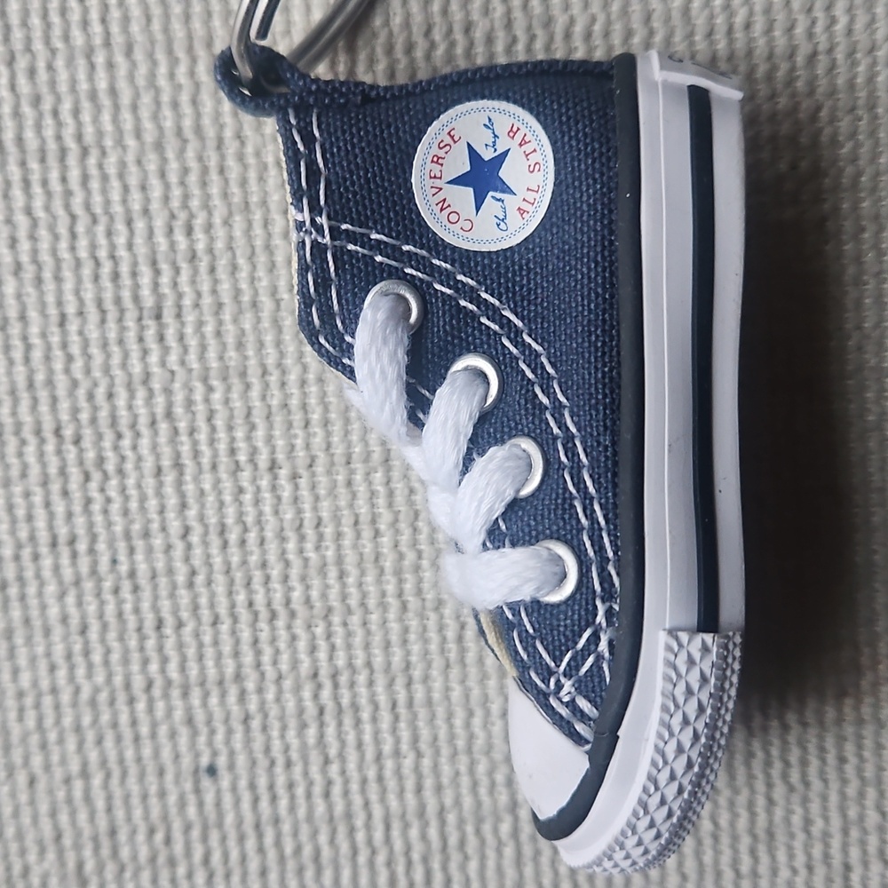 Converse Navy Blue Mini Sneaker Keychain - Picture 9 of 9